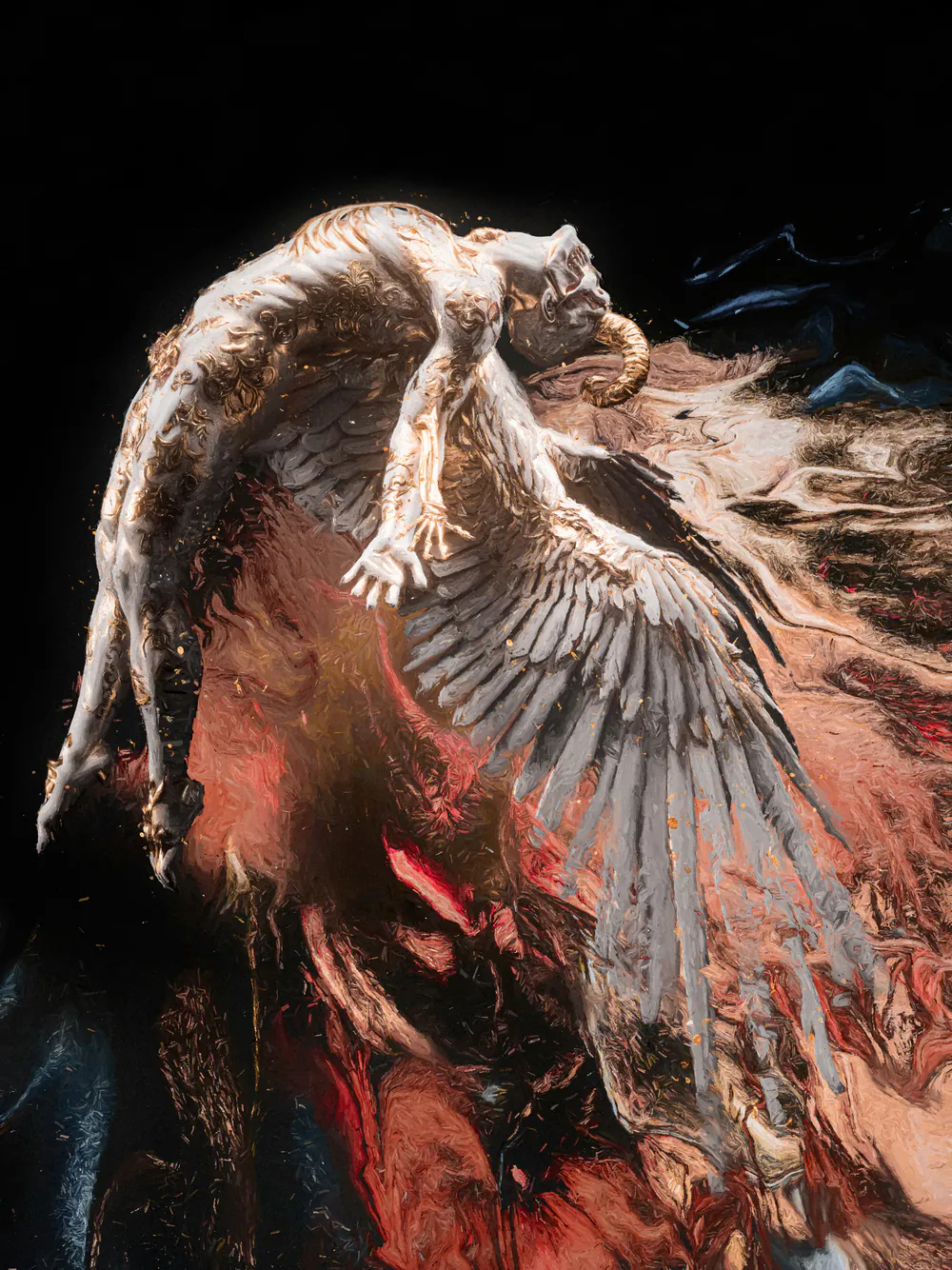 Adflictus, digital artwork by Muhju