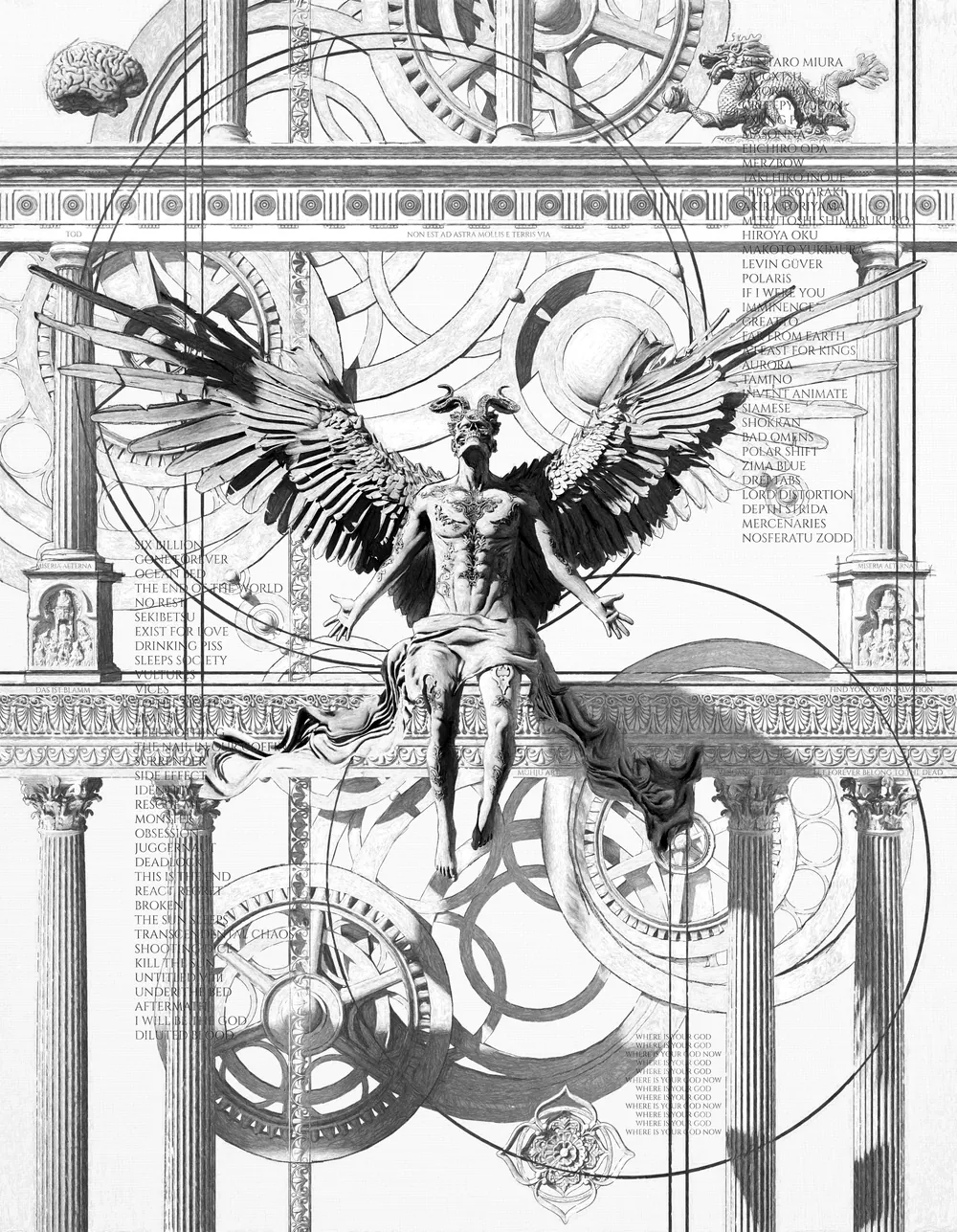 Creation of Time, digital artwork by Muhju