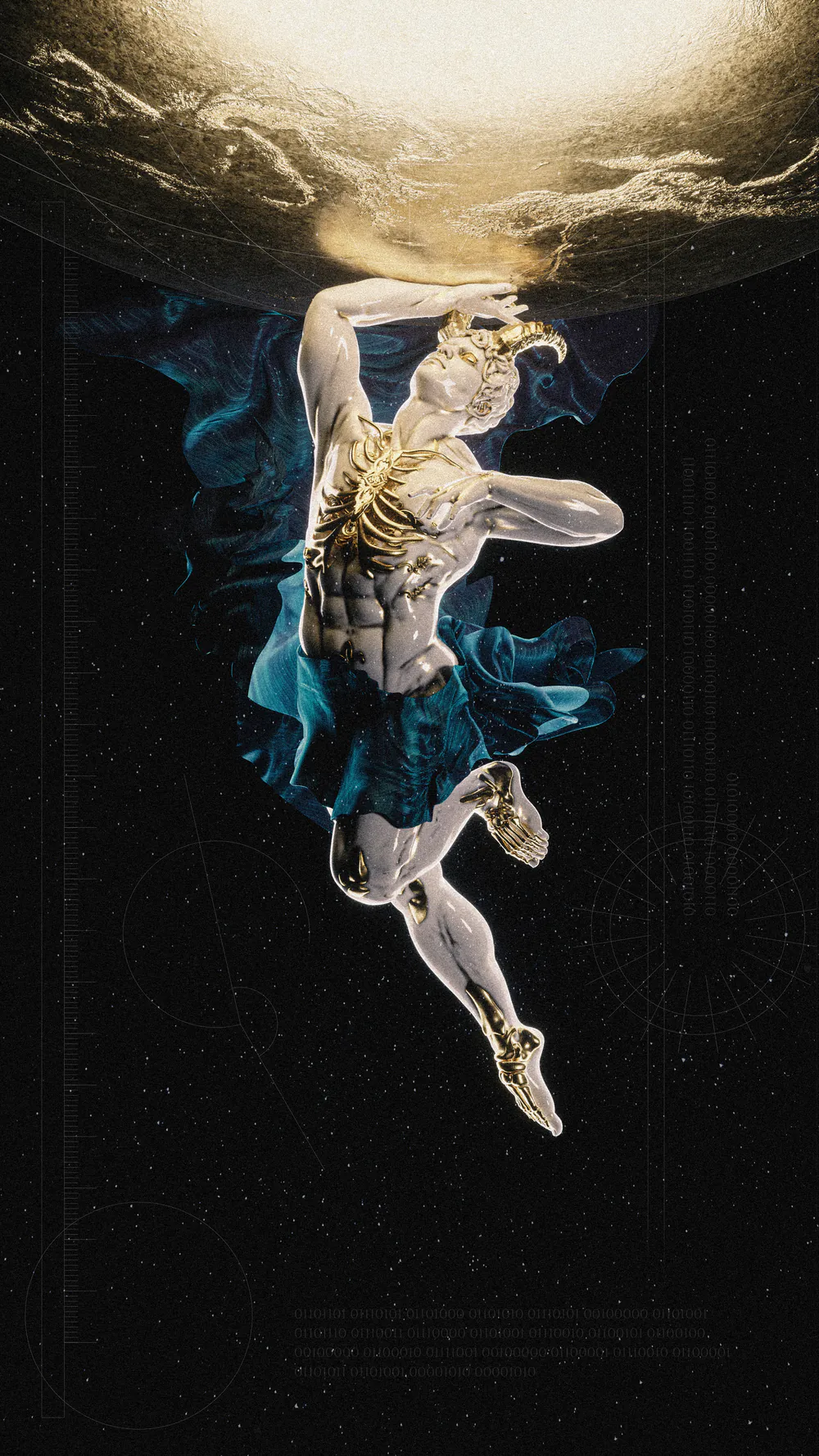 Gravitas Mundi, digital artwork by Muhju