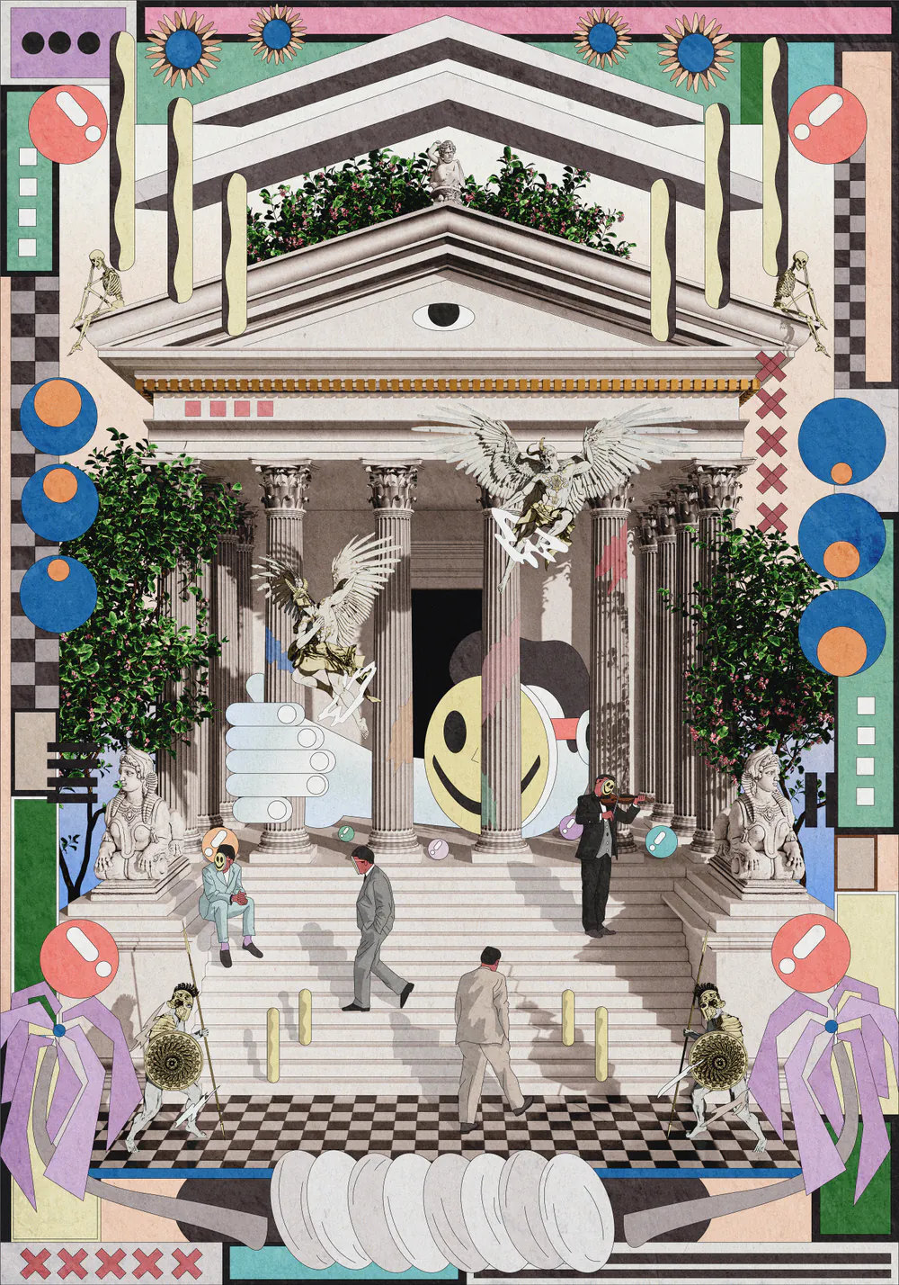 Temple of Art, digital artwork by Muhju