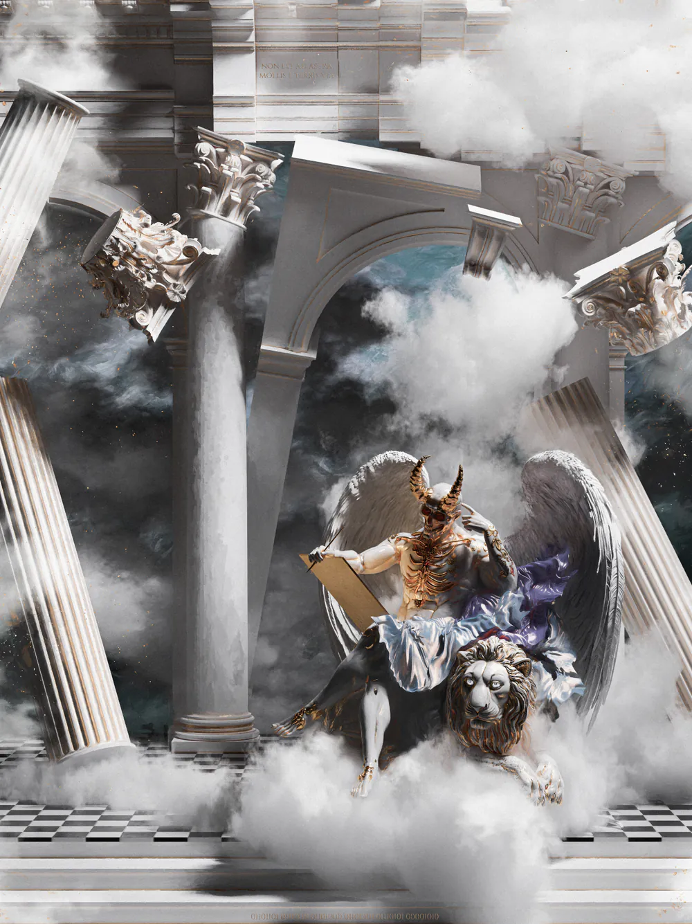 The Architect, digital artwork by Muhju