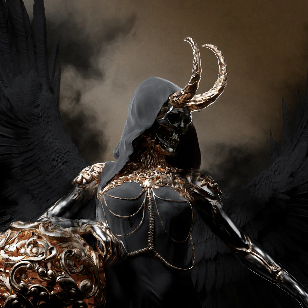 Angel of Death, digital artwork by Muhju