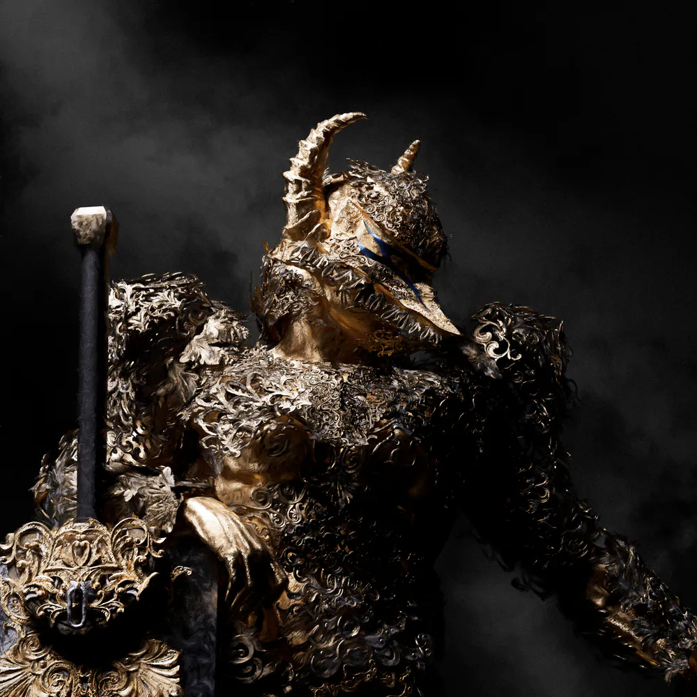 Berserker, digital artwork by Muhju