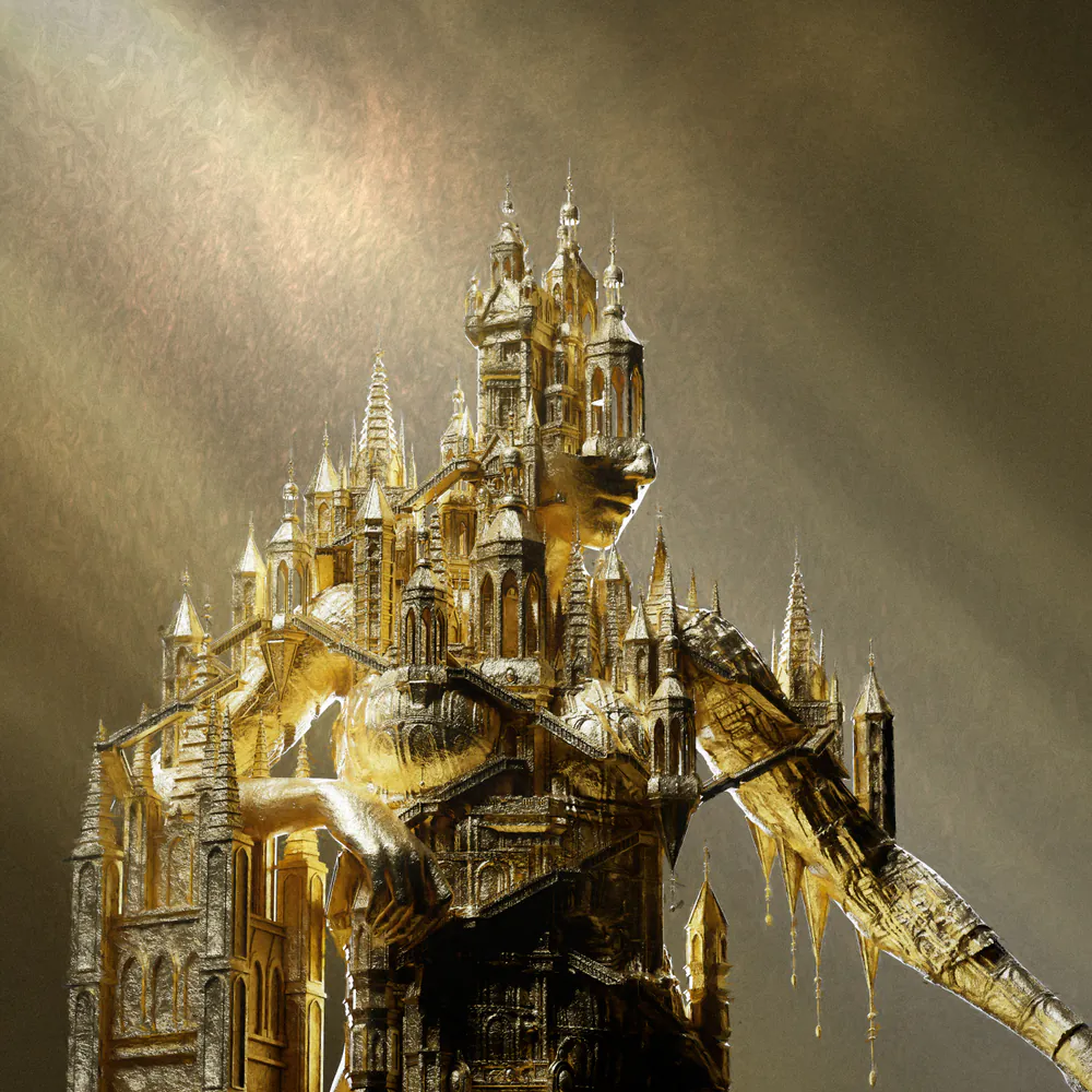 City of Gold, digital artwork by Muhju