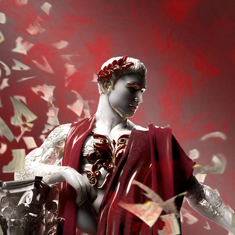 Julius Caesar, digital artwork by Muhju