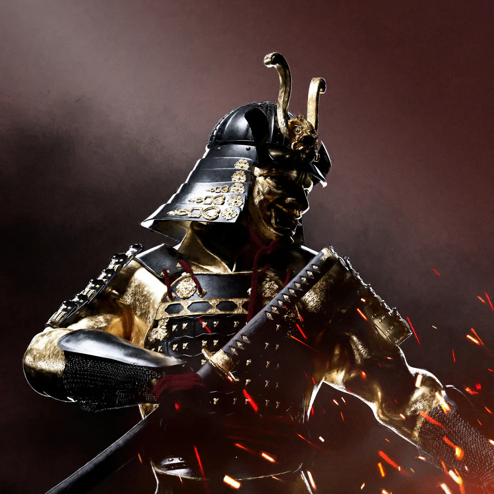 Shogun, digital artwork by Muhju