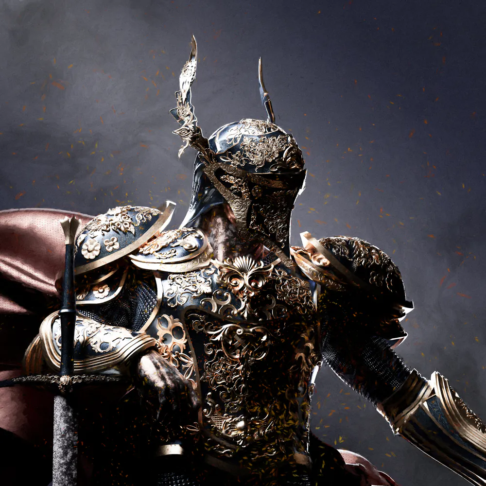 The Conqueror, digital artwork by Muhju