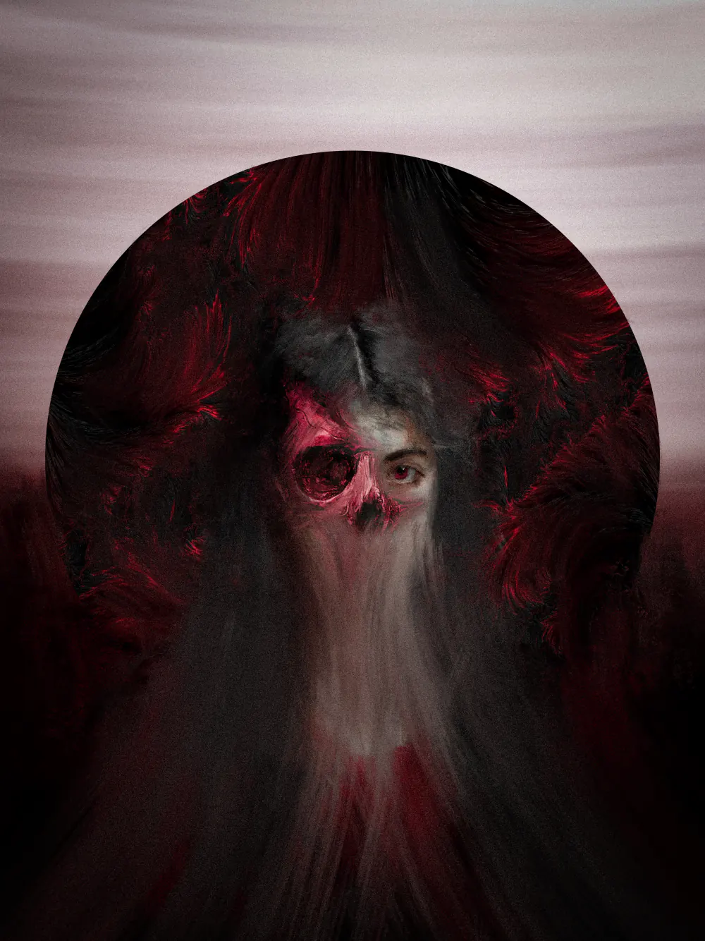 Trauma, digital artwork by Muhju