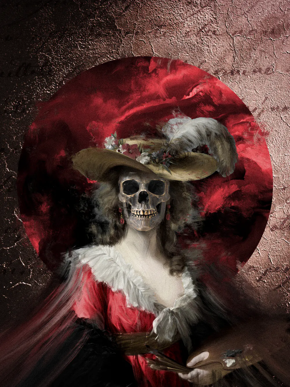 Vanitas, digital artwork by Muhju