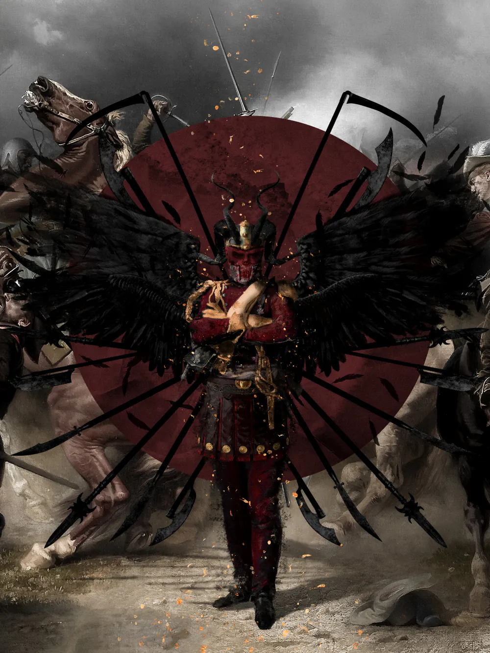 Gilgamesh, digital artwork by Muhju