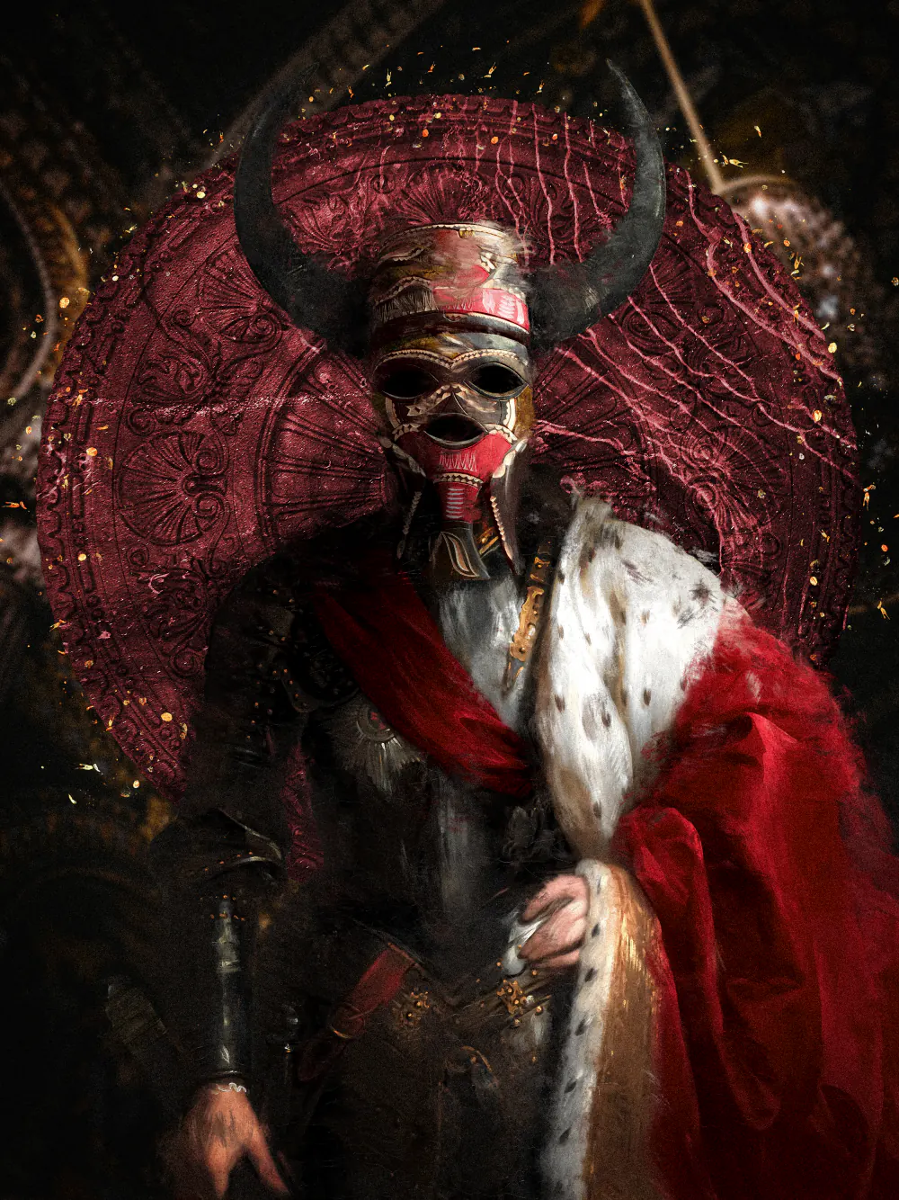 Marduk, digital artwork by Muhju