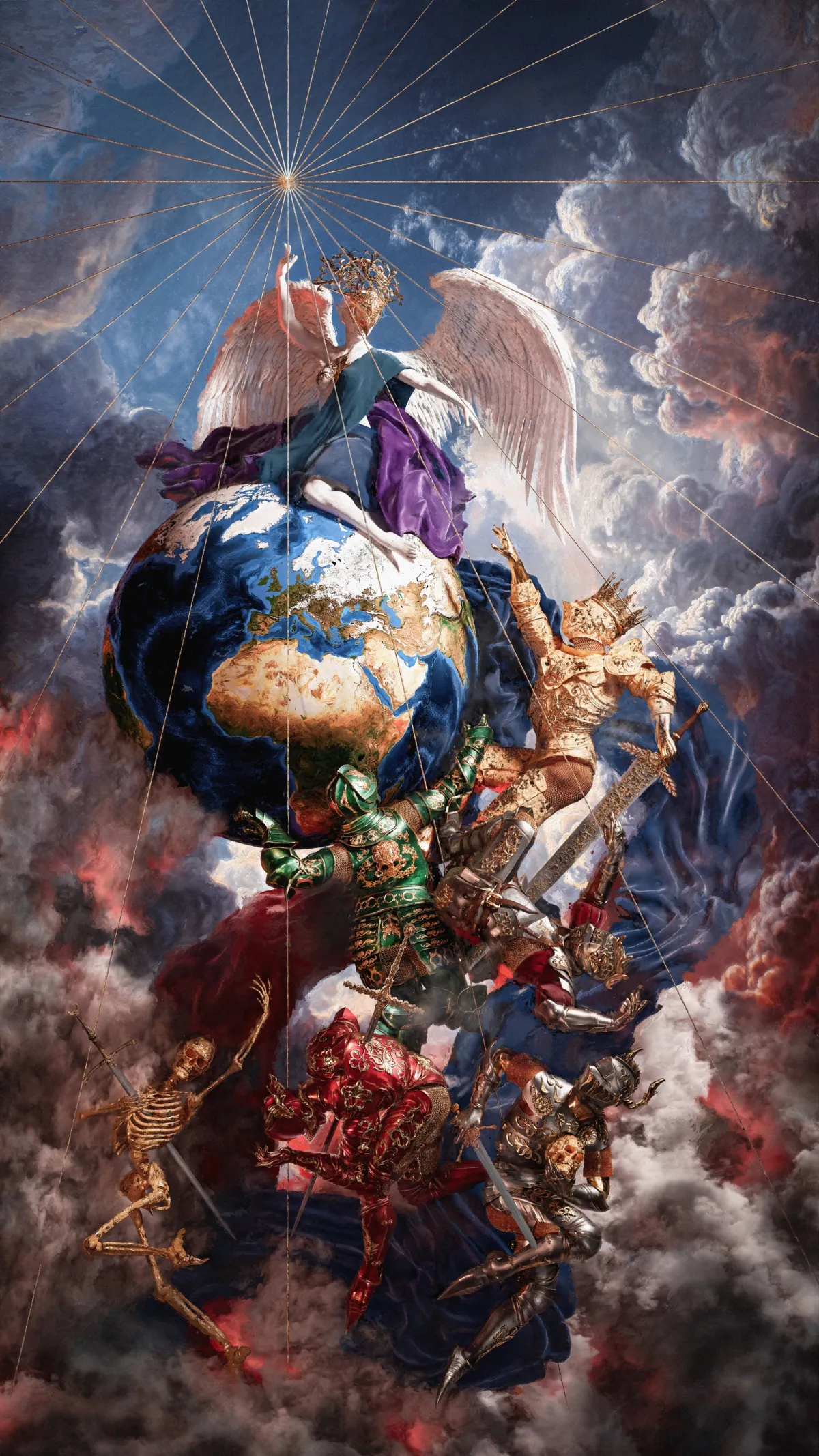 Invincible Under the Sun, digital artwork by Muhju