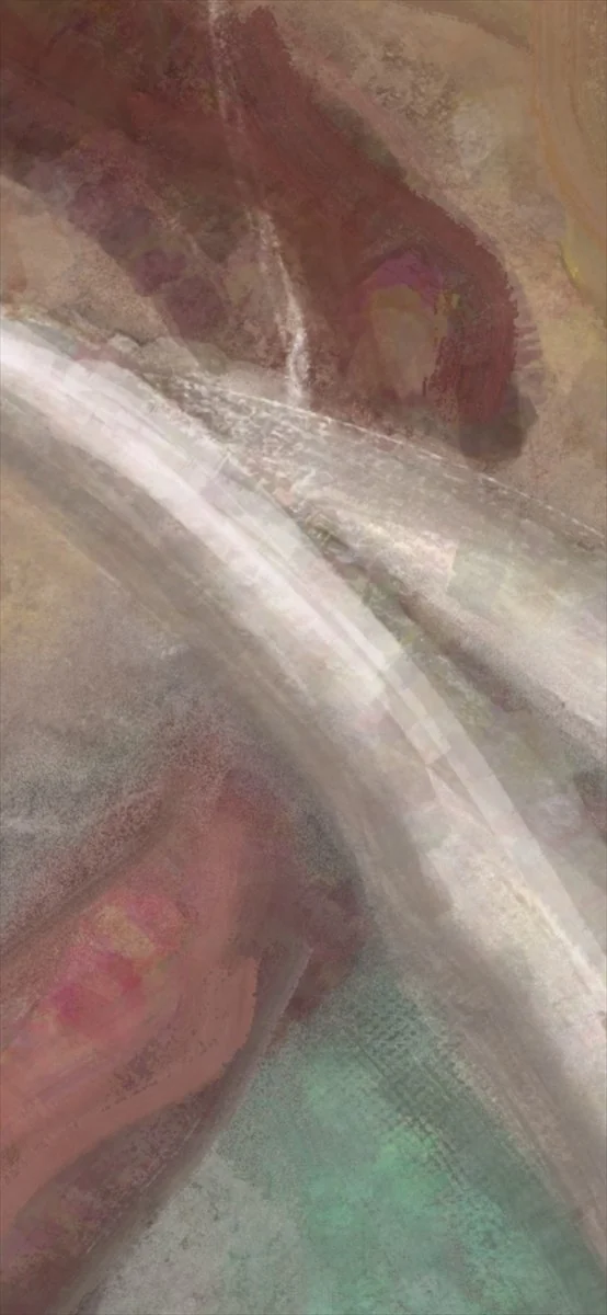 Close-up of the brush textures