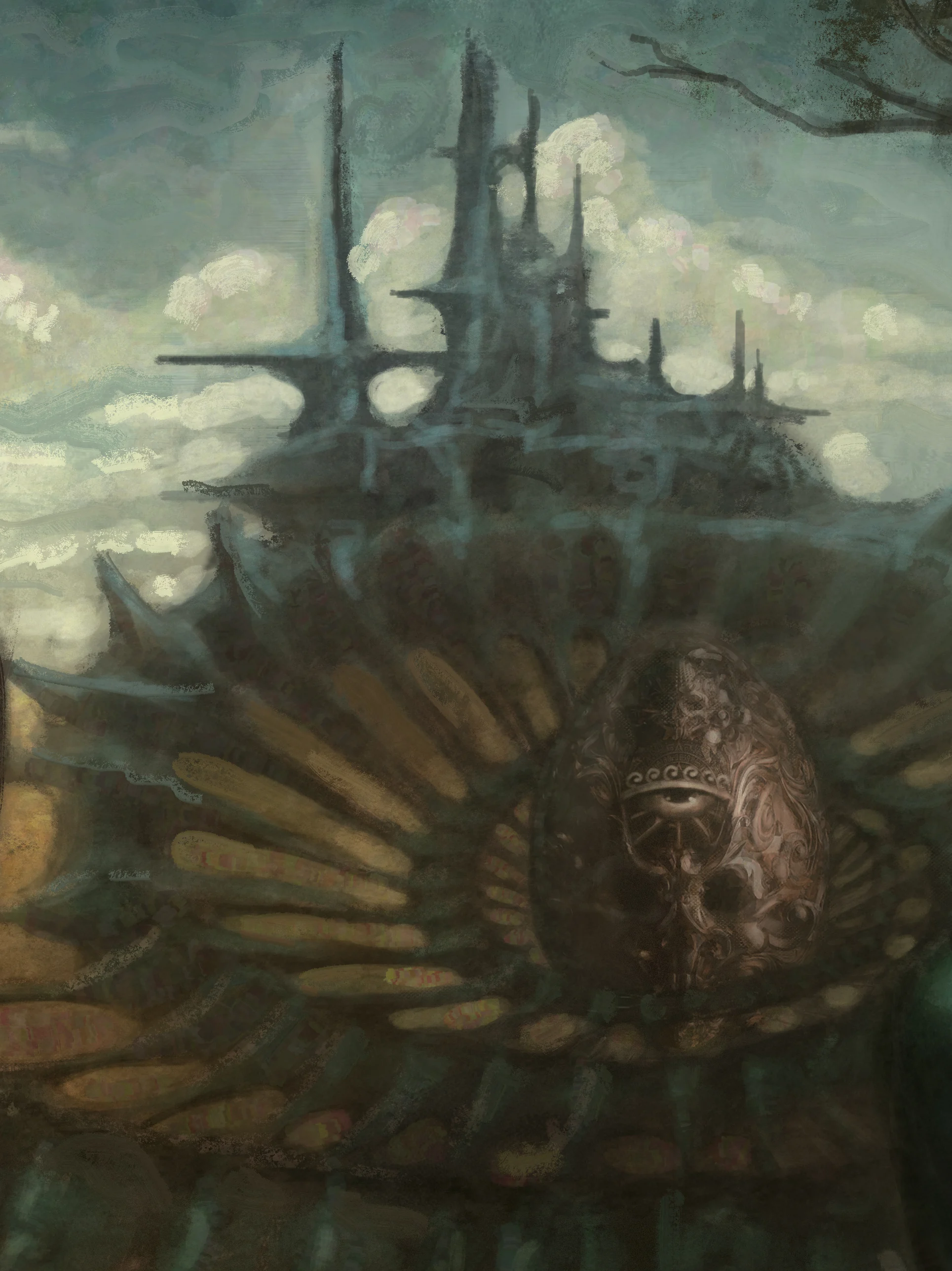 Detail: the citadel and the golden egg