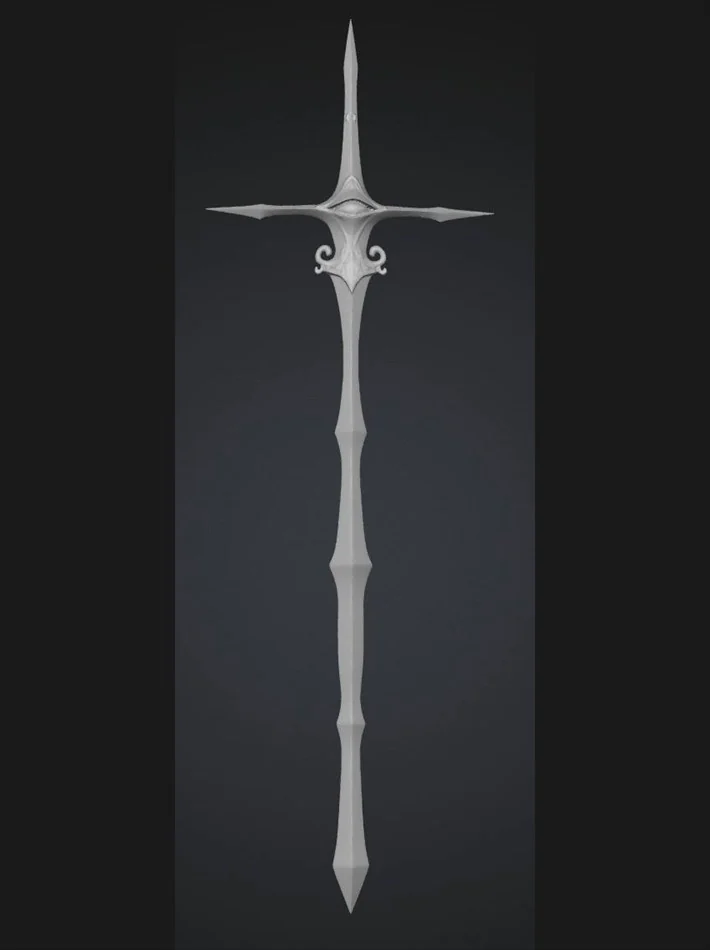 3D model of the sword